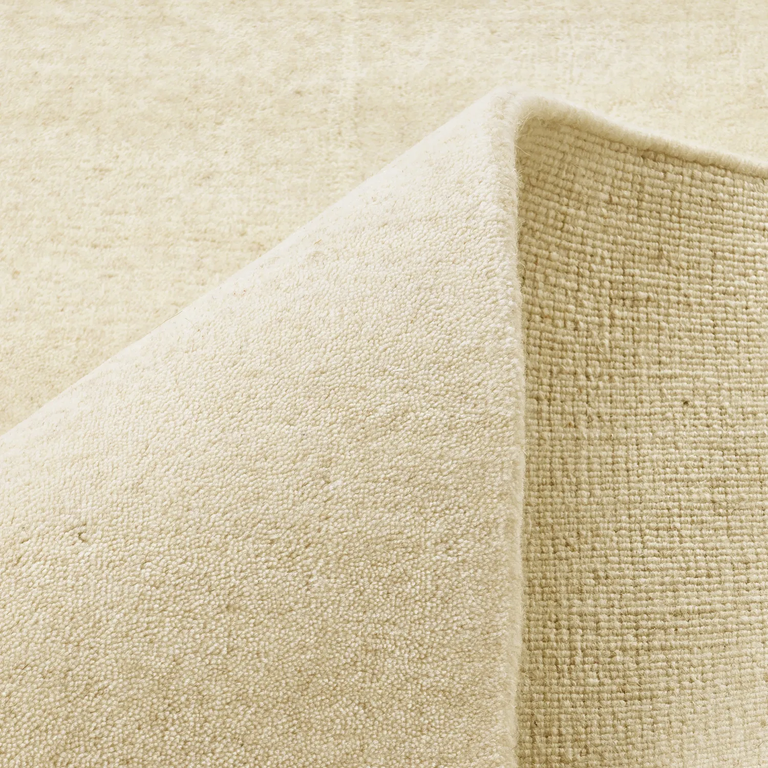 Wool rug - Rozel Handloom Wool Premium (cream)