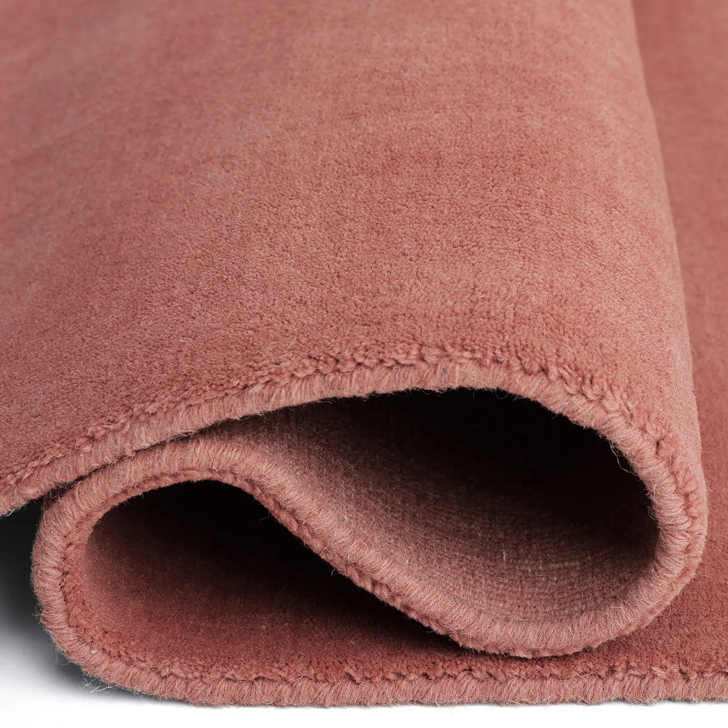 Wool rug - Rozel Handloom Wool Premium (dusty red)