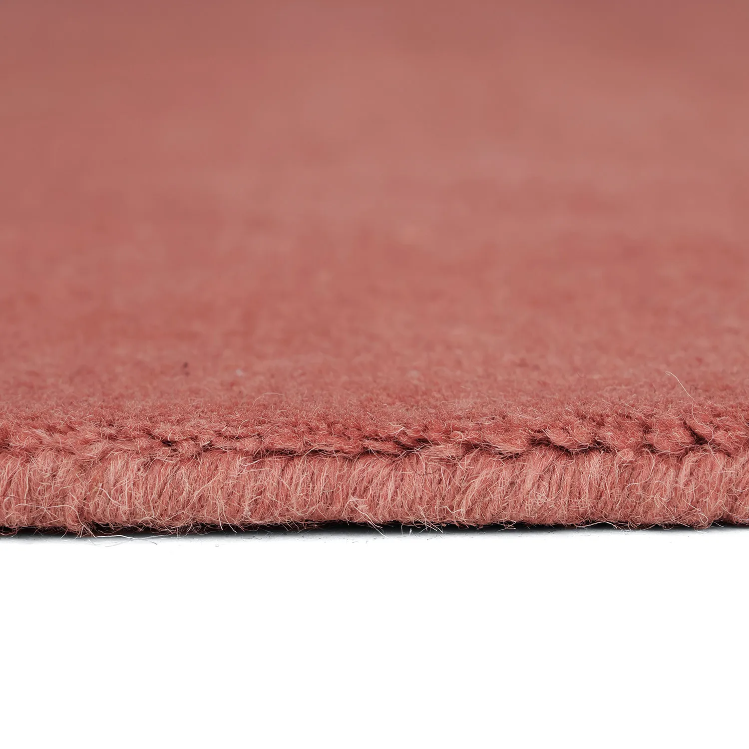 Wool rug - Rozel Handloom Wool Premium (dusty red)