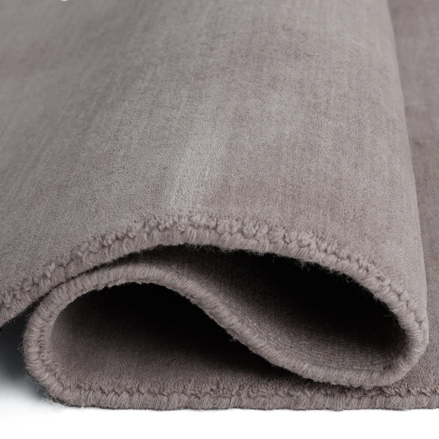 Wool rug - Rozel Handloom Wool Premium (light taupe)