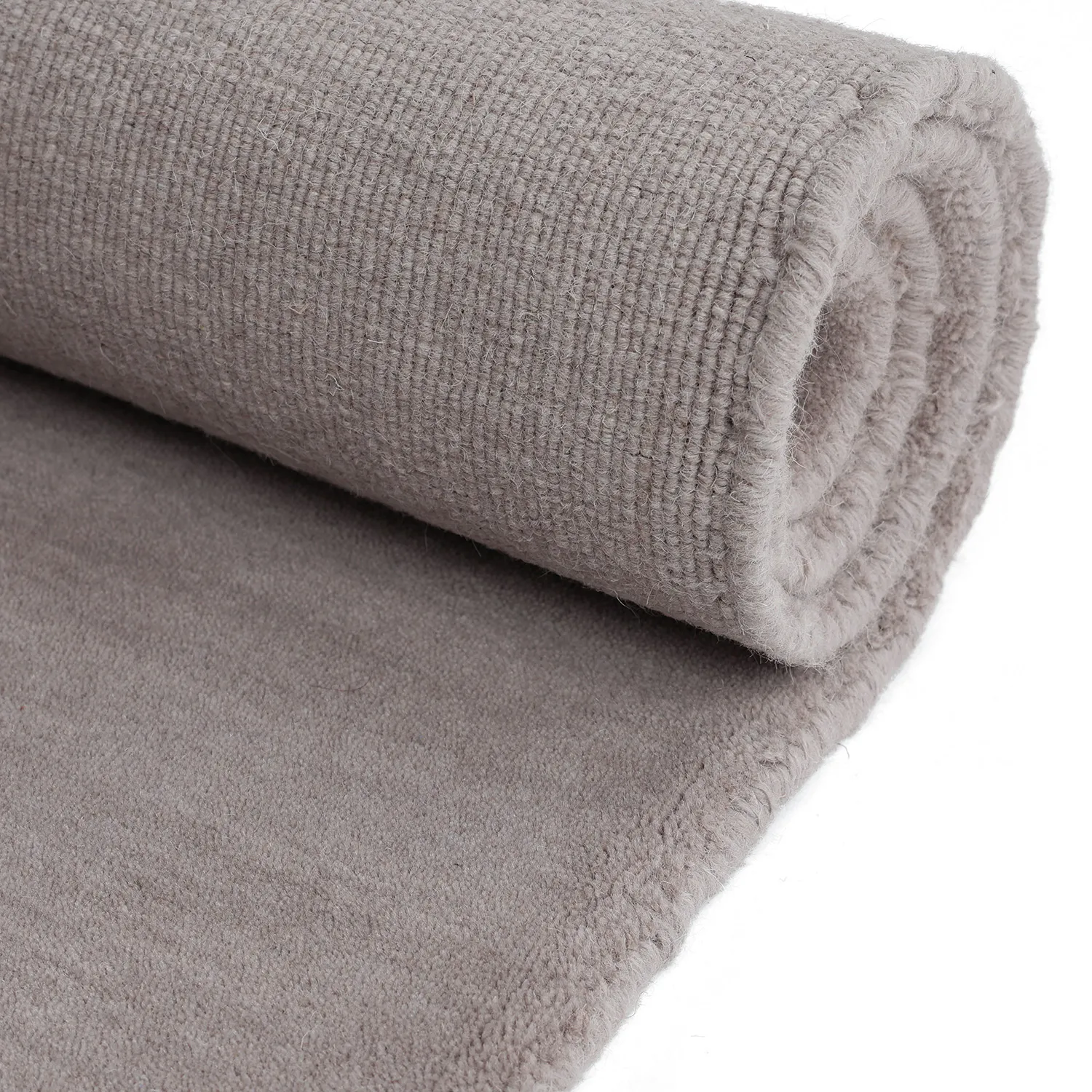 Wool rug - Rozel Handloom Wool Premium (light taupe)