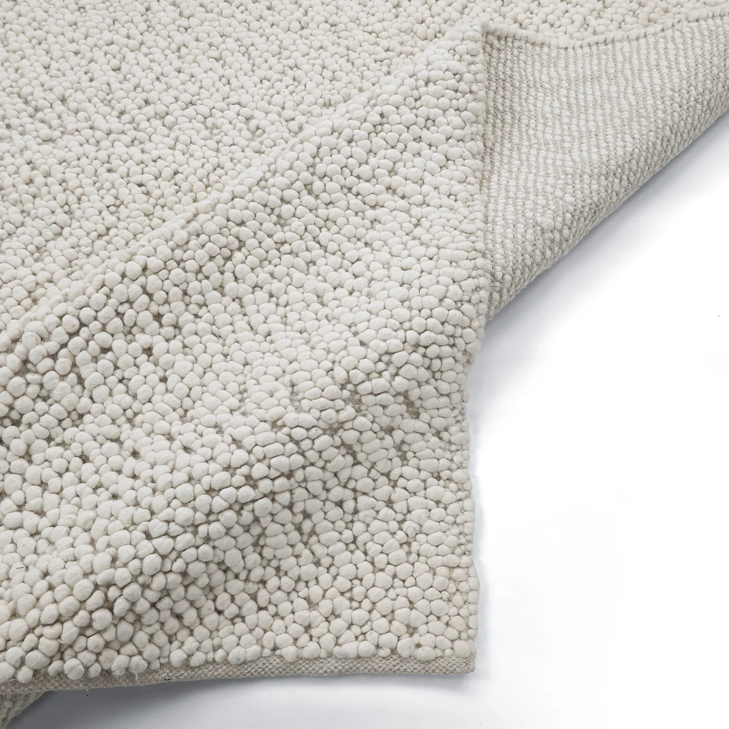 Wool rug - Sala Irregular Wool Bubble (cream)