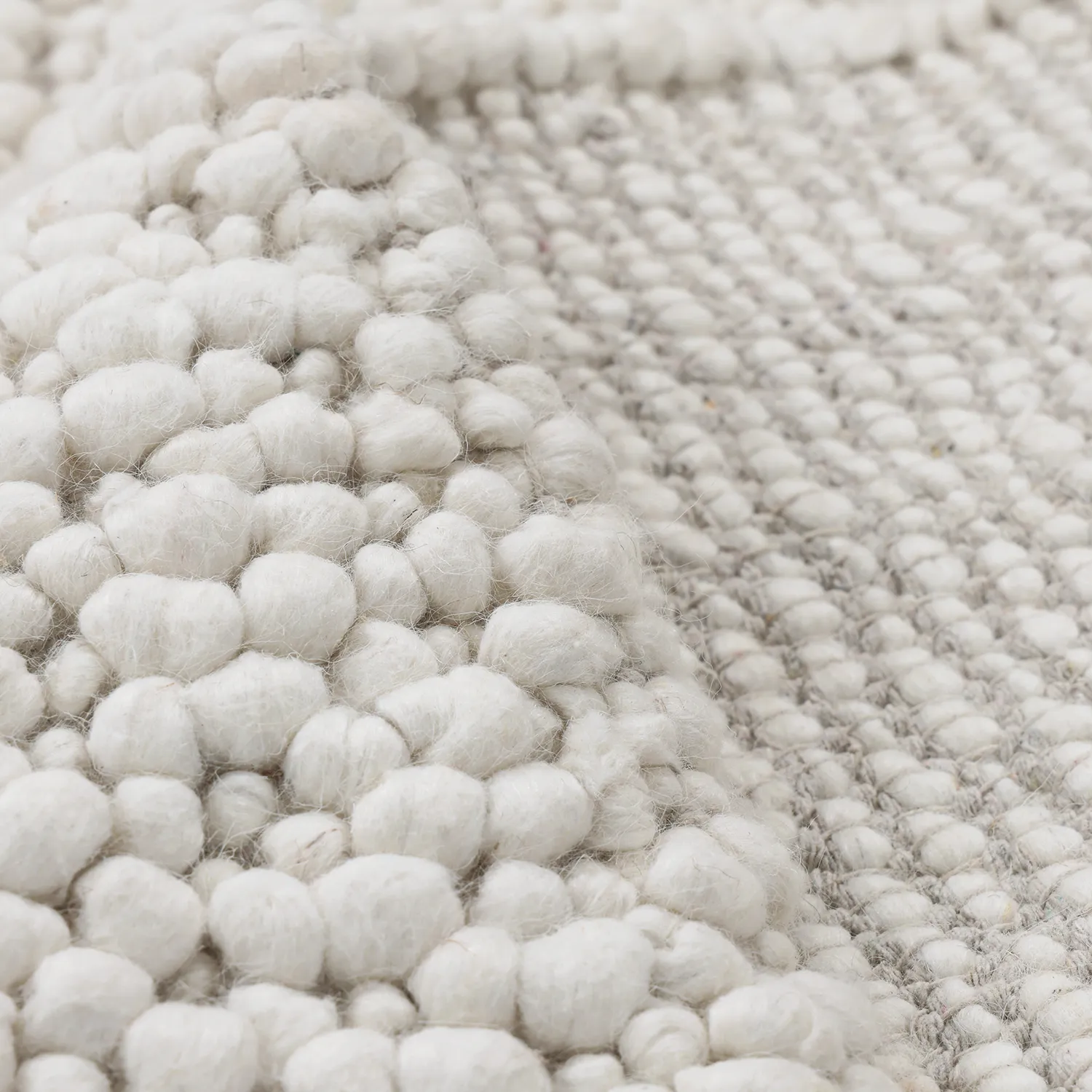 Wool rug - Sala Irregular Wool Bubble (cream)