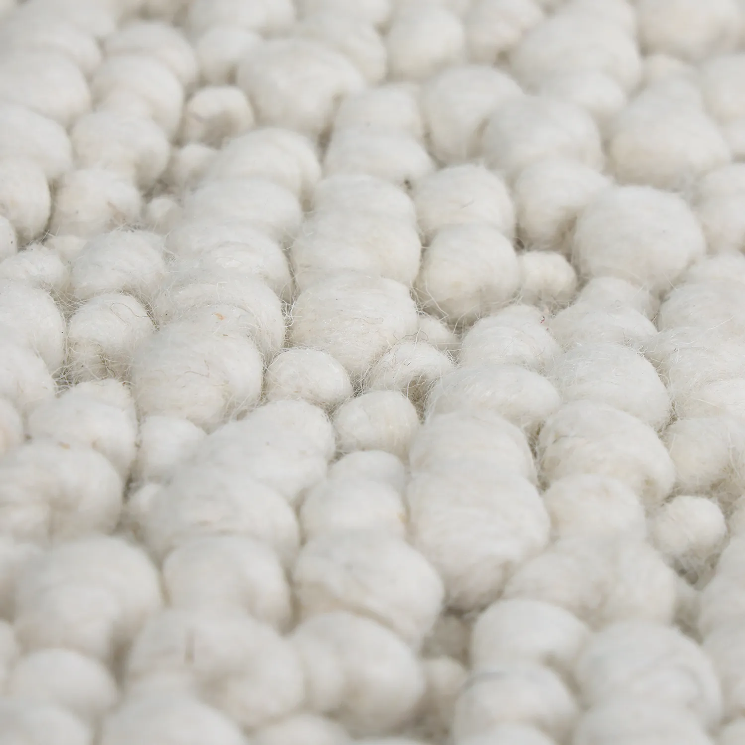 Wool rug - Sala Irregular Wool Bubble (cream)