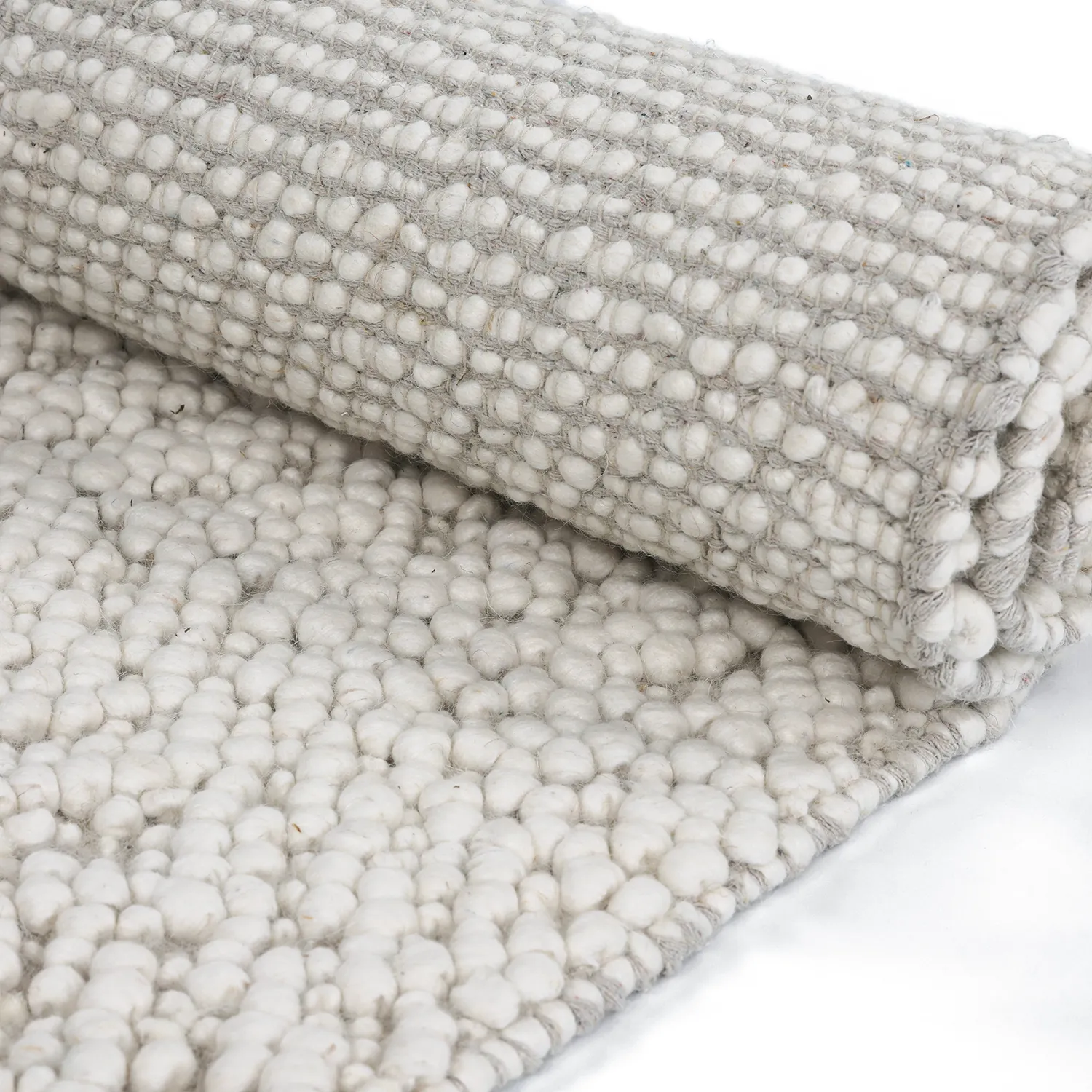 Wool rug - Sala Irregular Wool Bubble (cream)