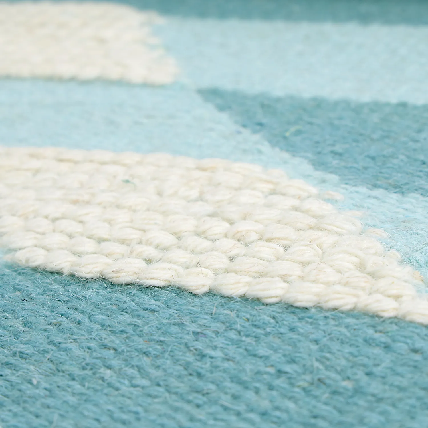 Wool rug - Serpa (light blue)
