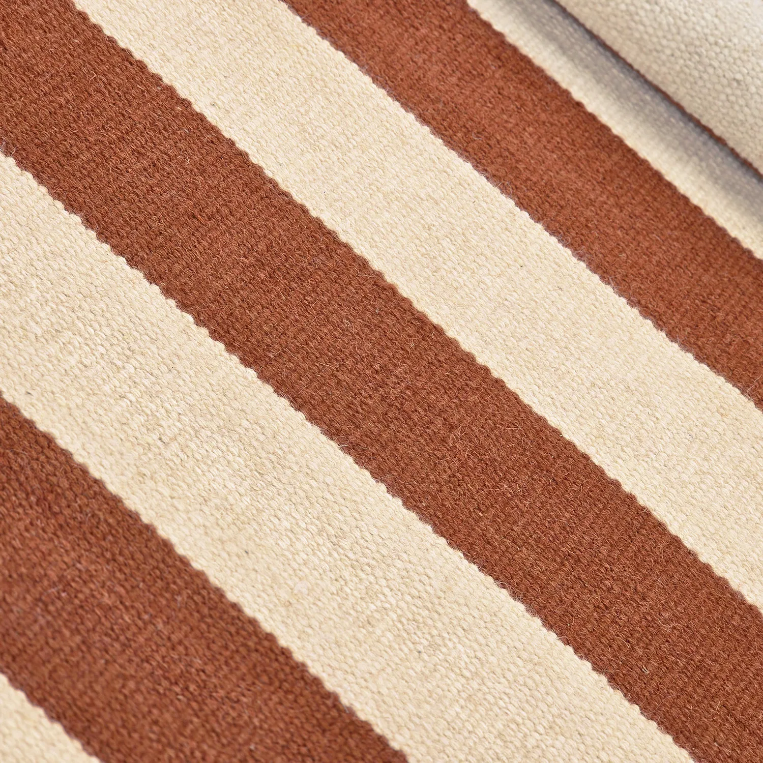 Wool rug - Torquay (cinnamon/white)