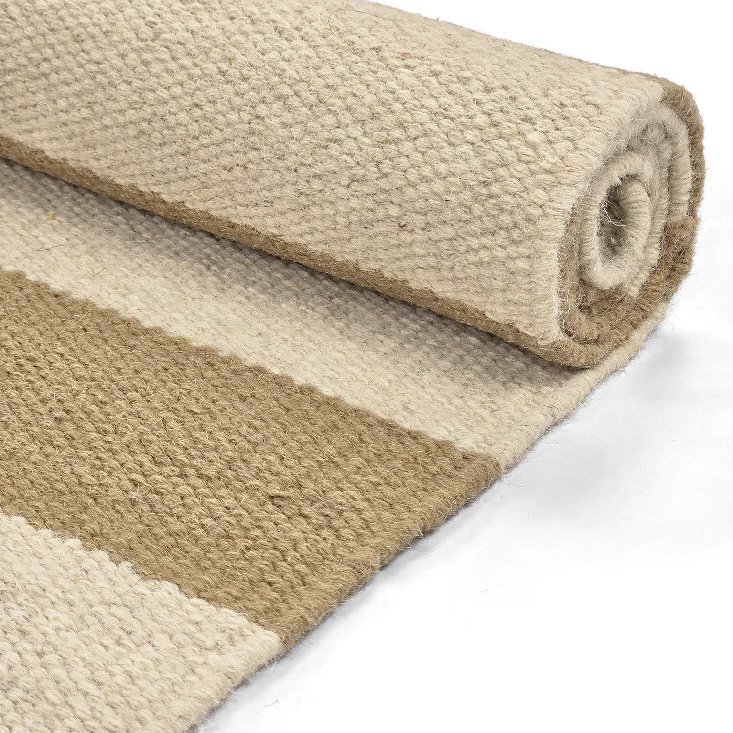 Wool rug - Torquay (white/beige)