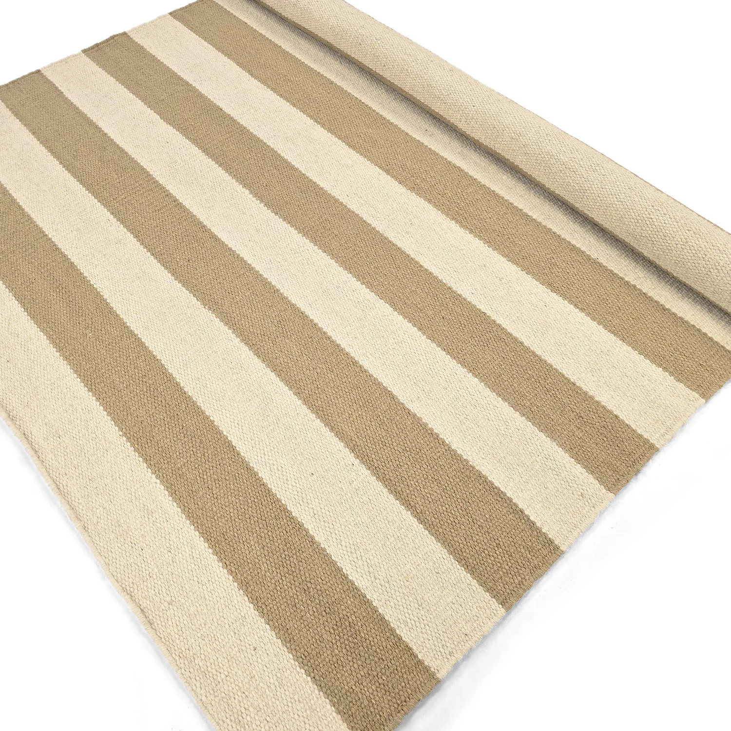 Wool rug - Torquay (white/beige)