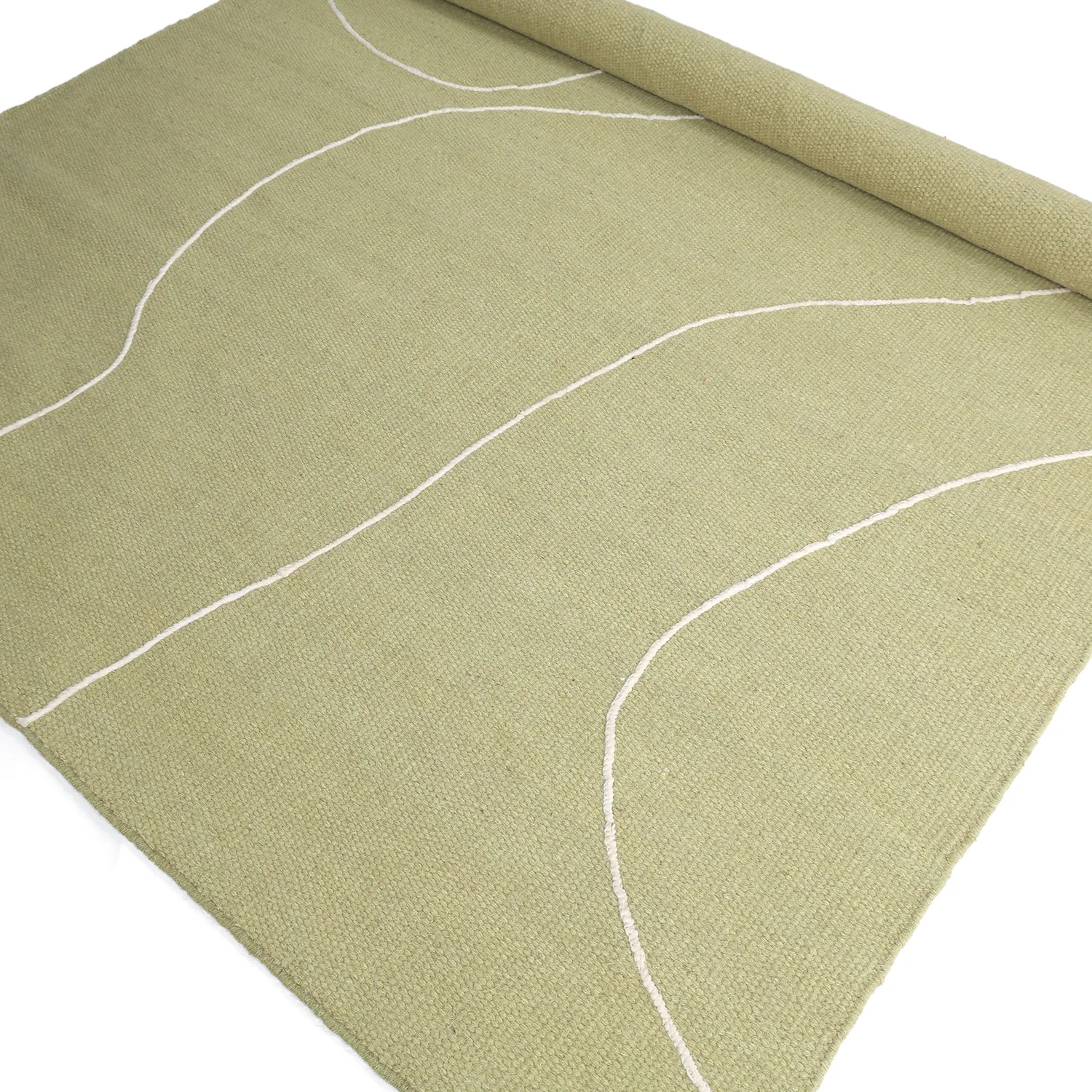 Wool rug - Viseu (green)