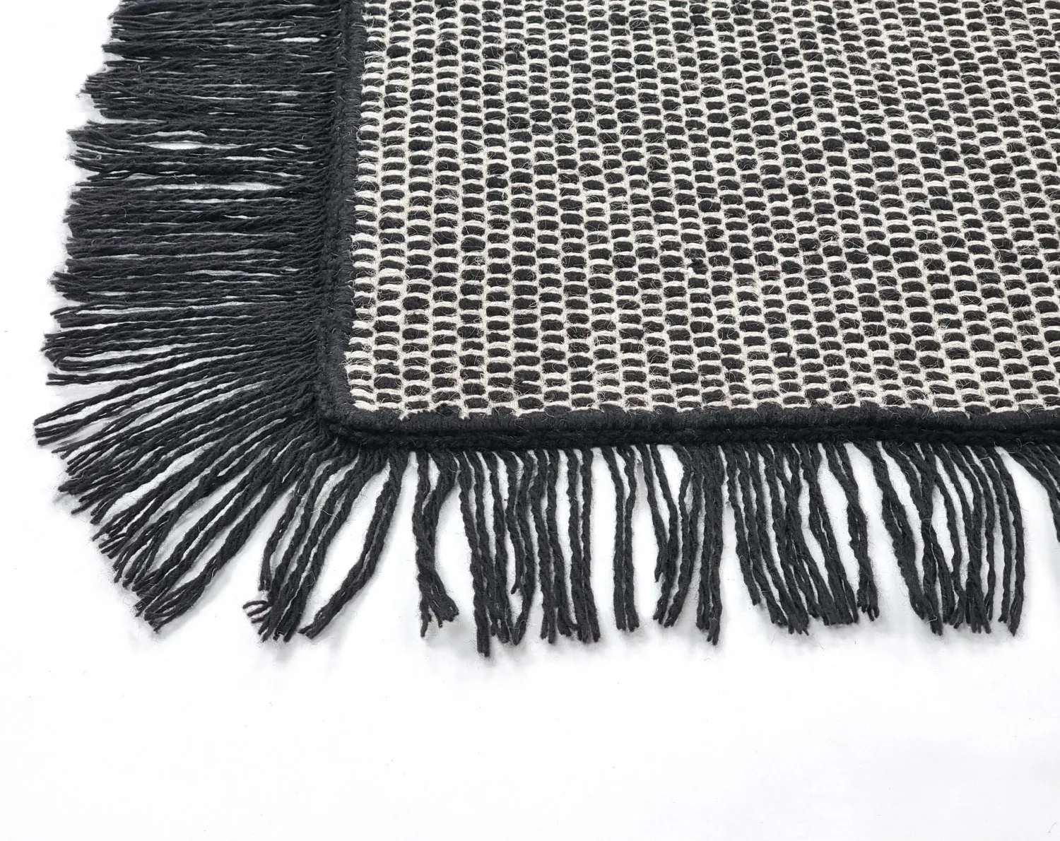 Wool rug - Pike (black)