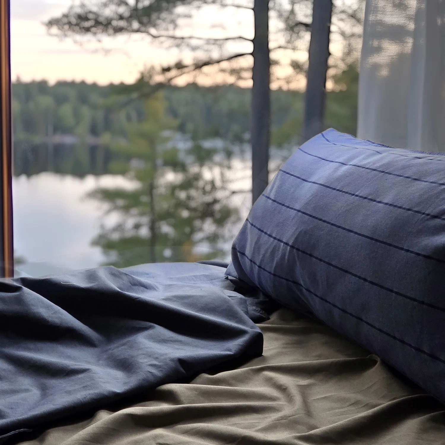 Bed sheet - Asteria (blue)