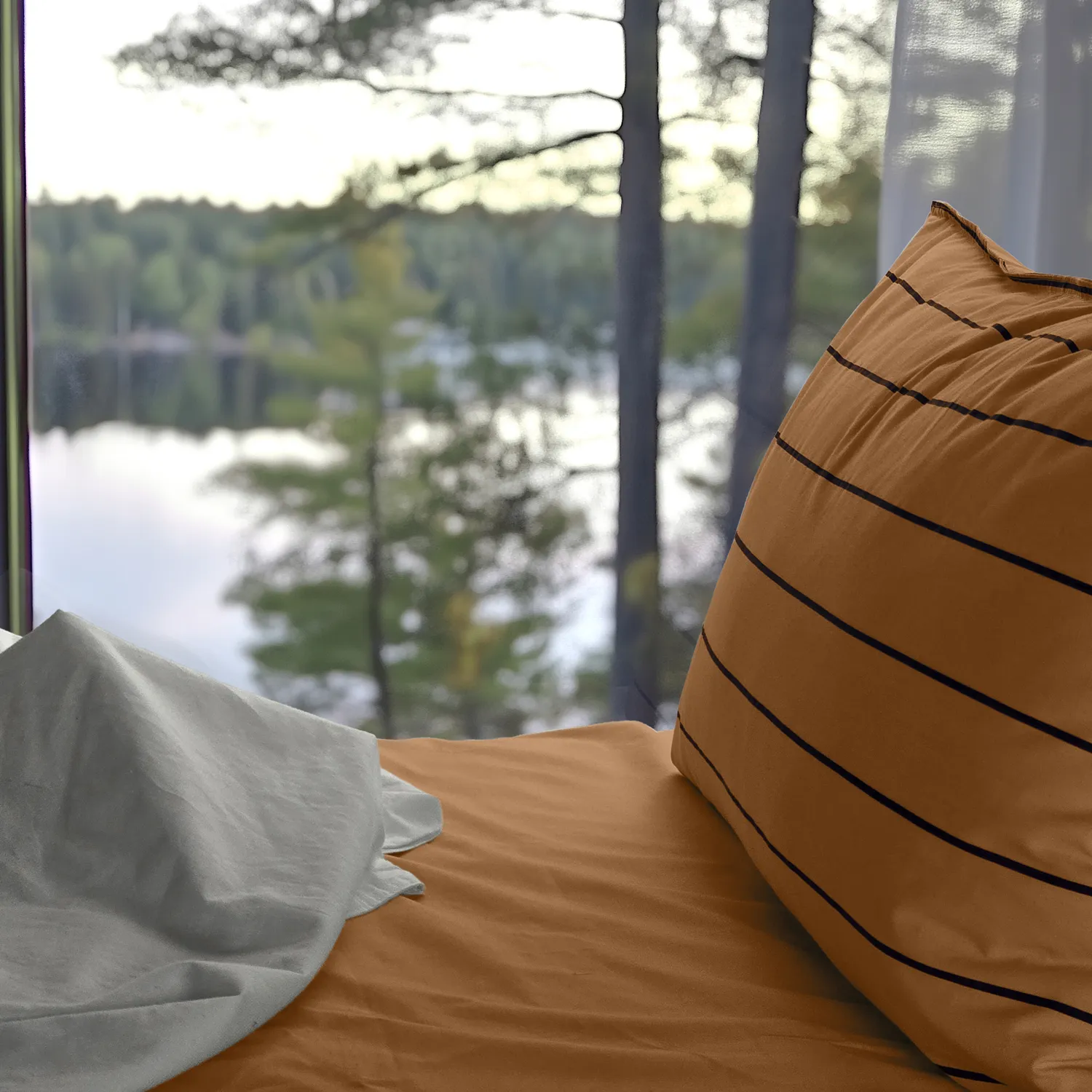 Bed sheet - Asteria (brown)