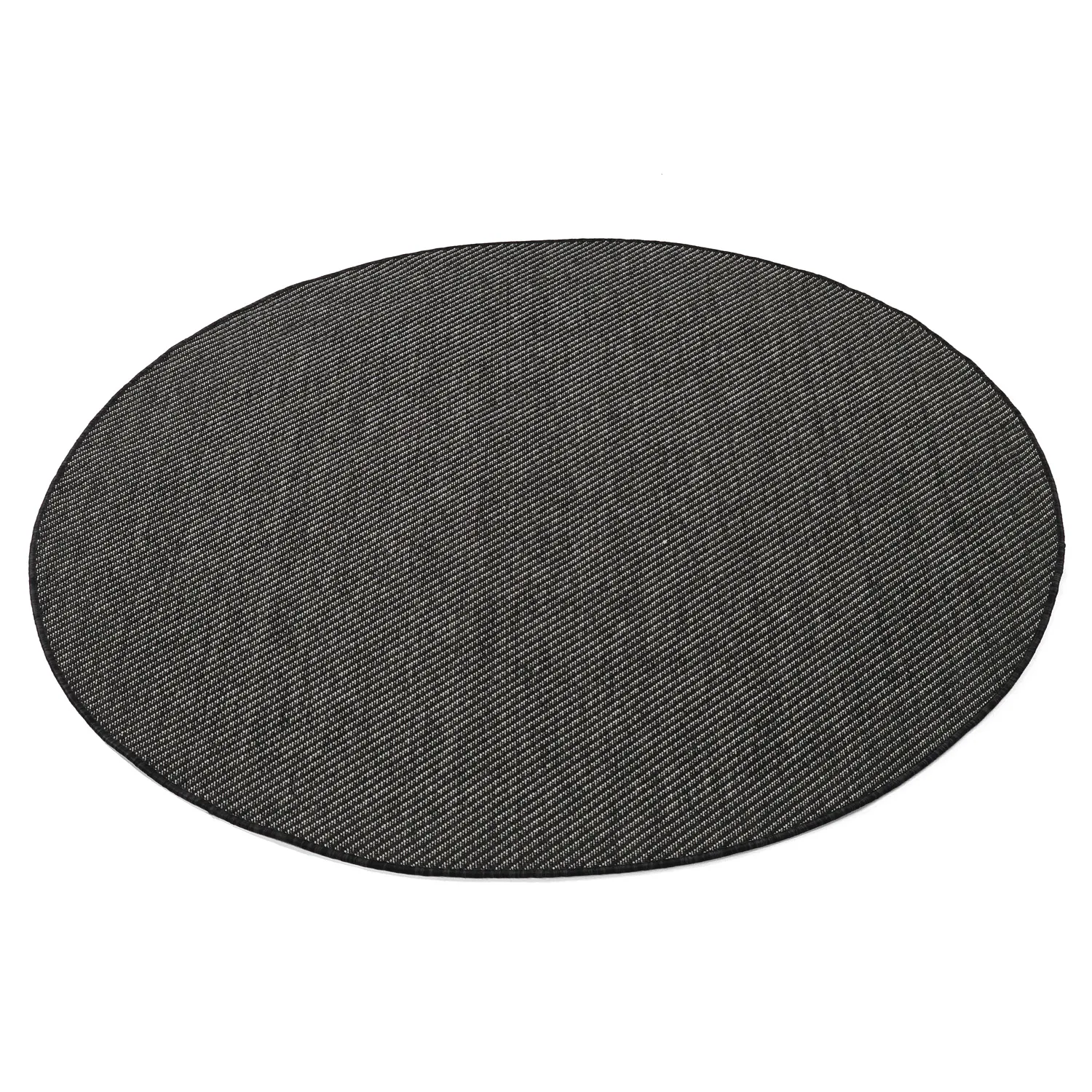 Round rug - Indoor/Outdoor Bennett (black)