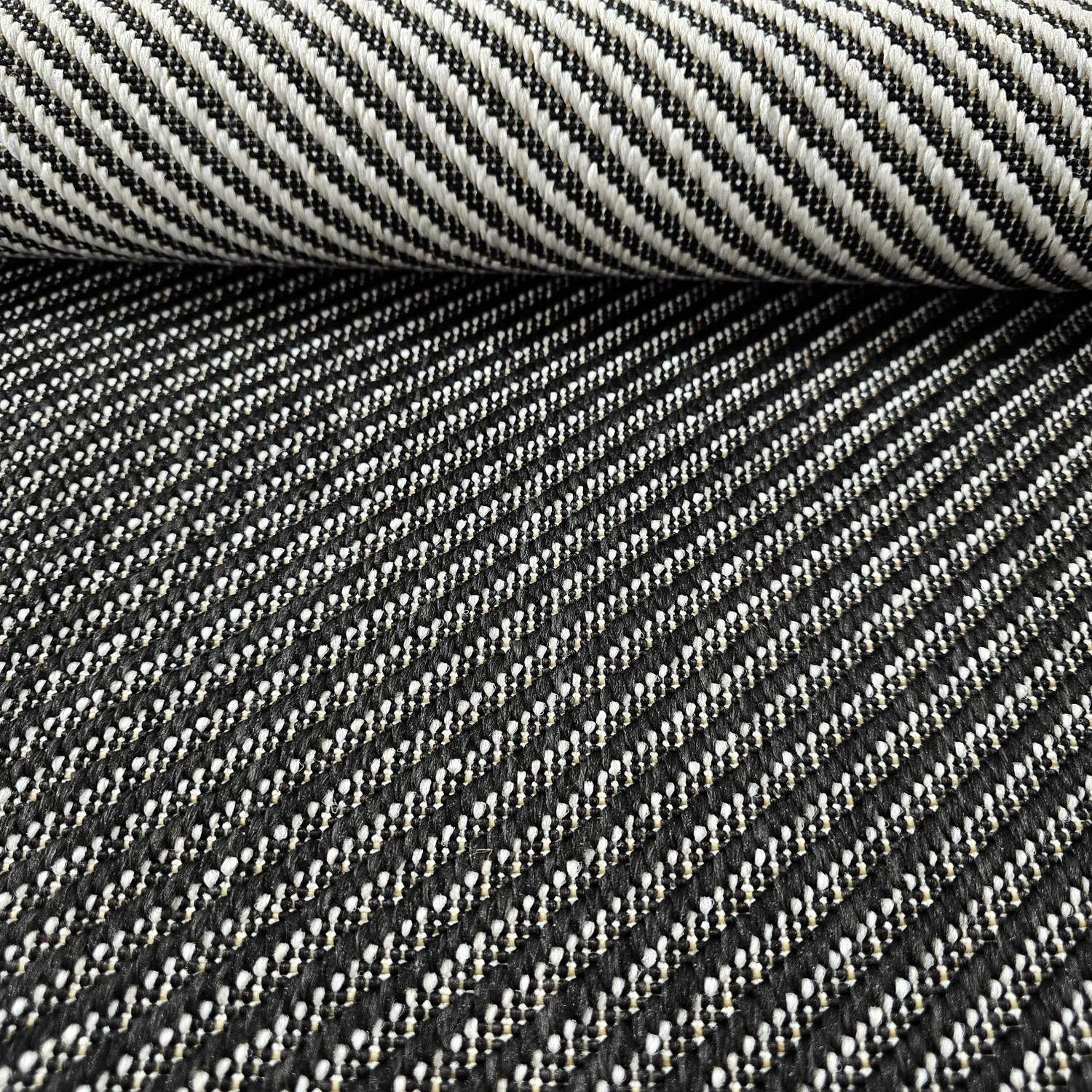 Round rug - Indoor/Outdoor Bennett (black)