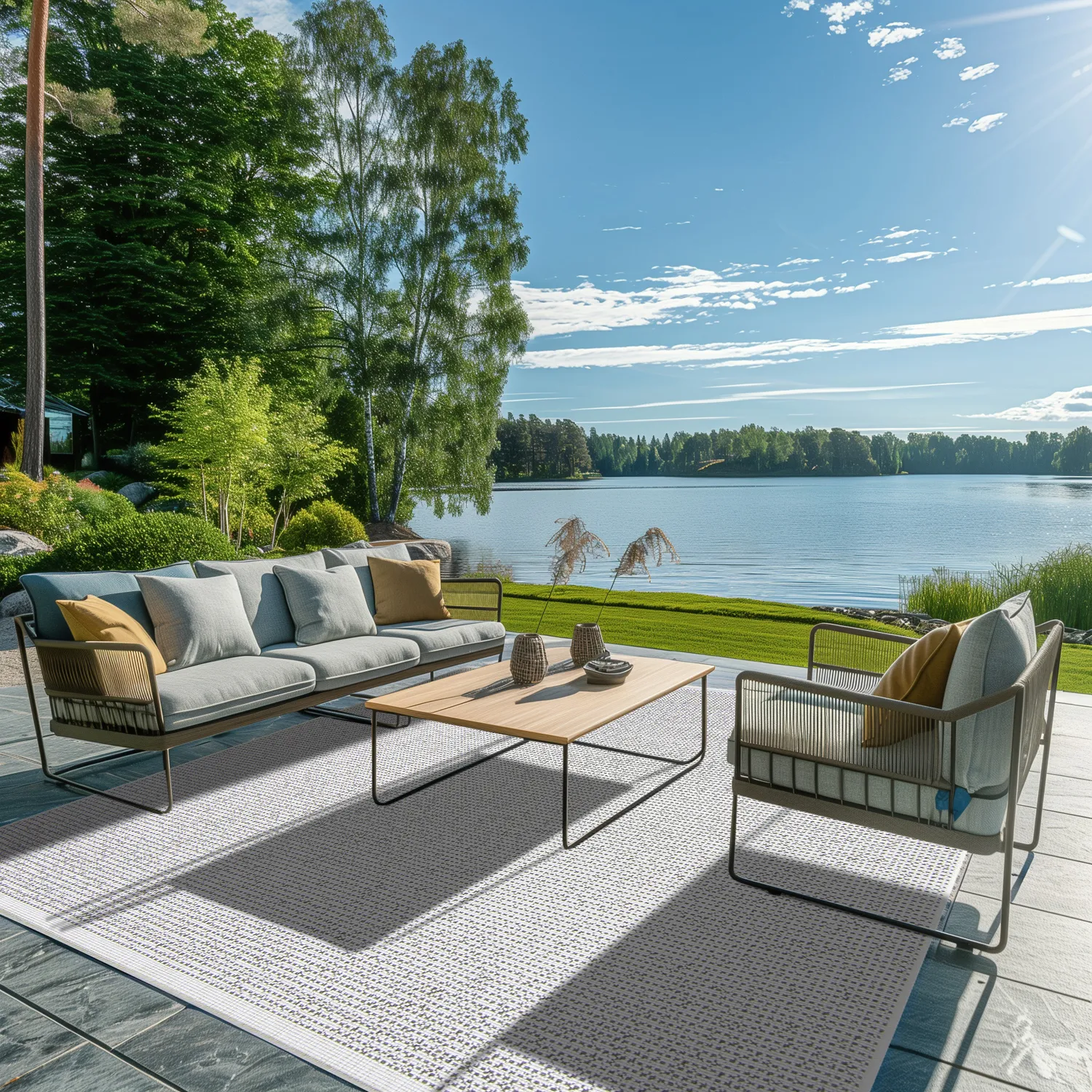Indoor/Outdoor rug - Tromsø (brown)