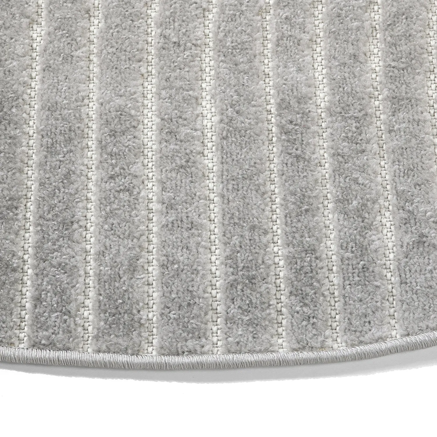Round rug - Indoor/Outdoor Devon (gray)