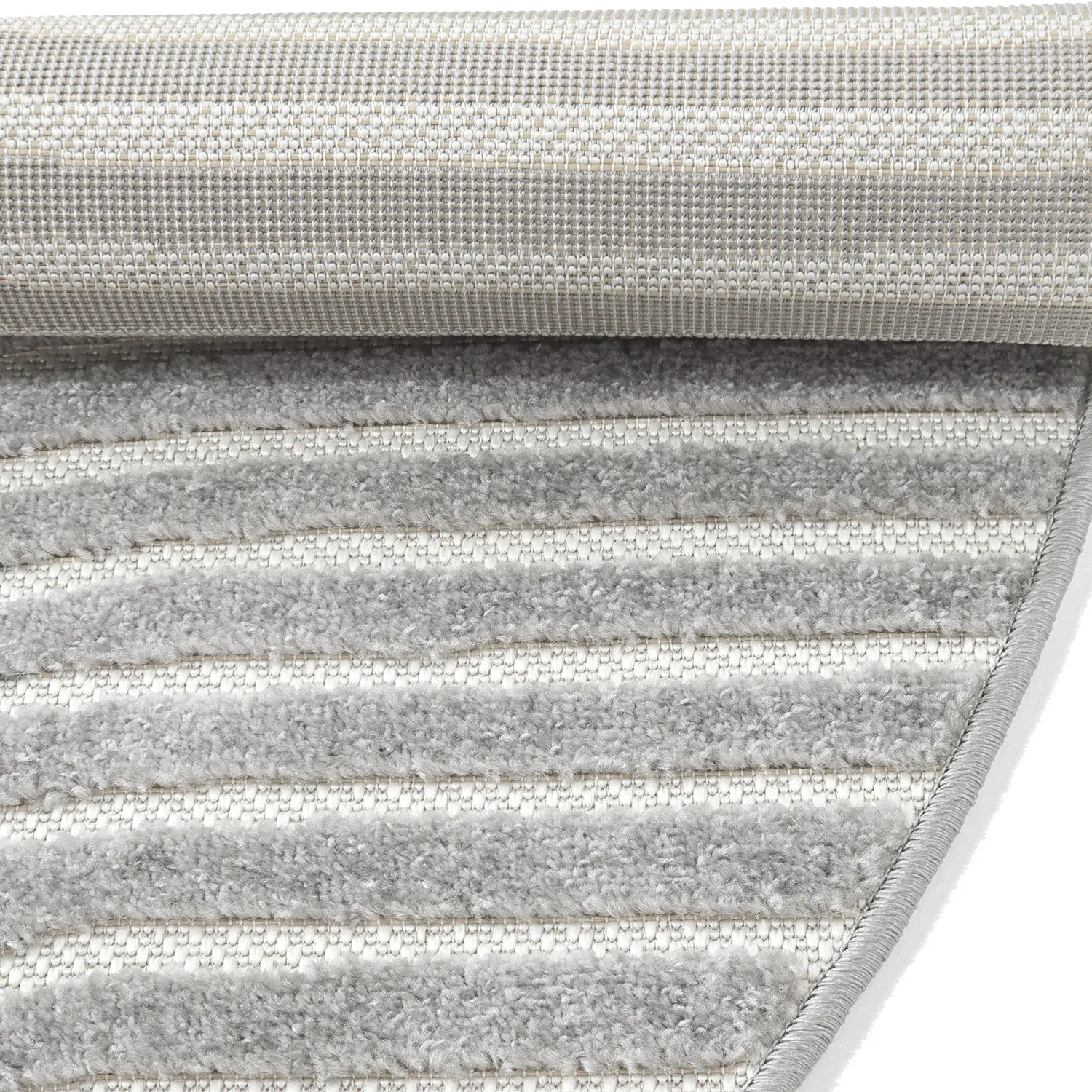Round rug - Indoor/Outdoor Devon (gray)
