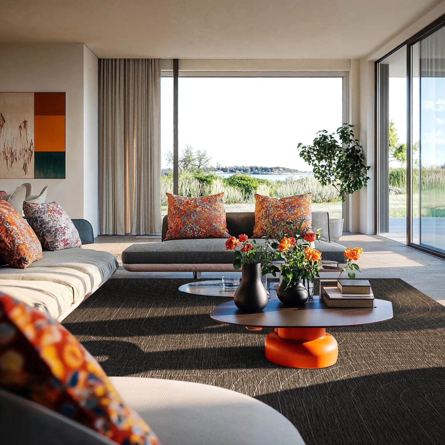 Indoor/Outdoor rug - Hayden (black)