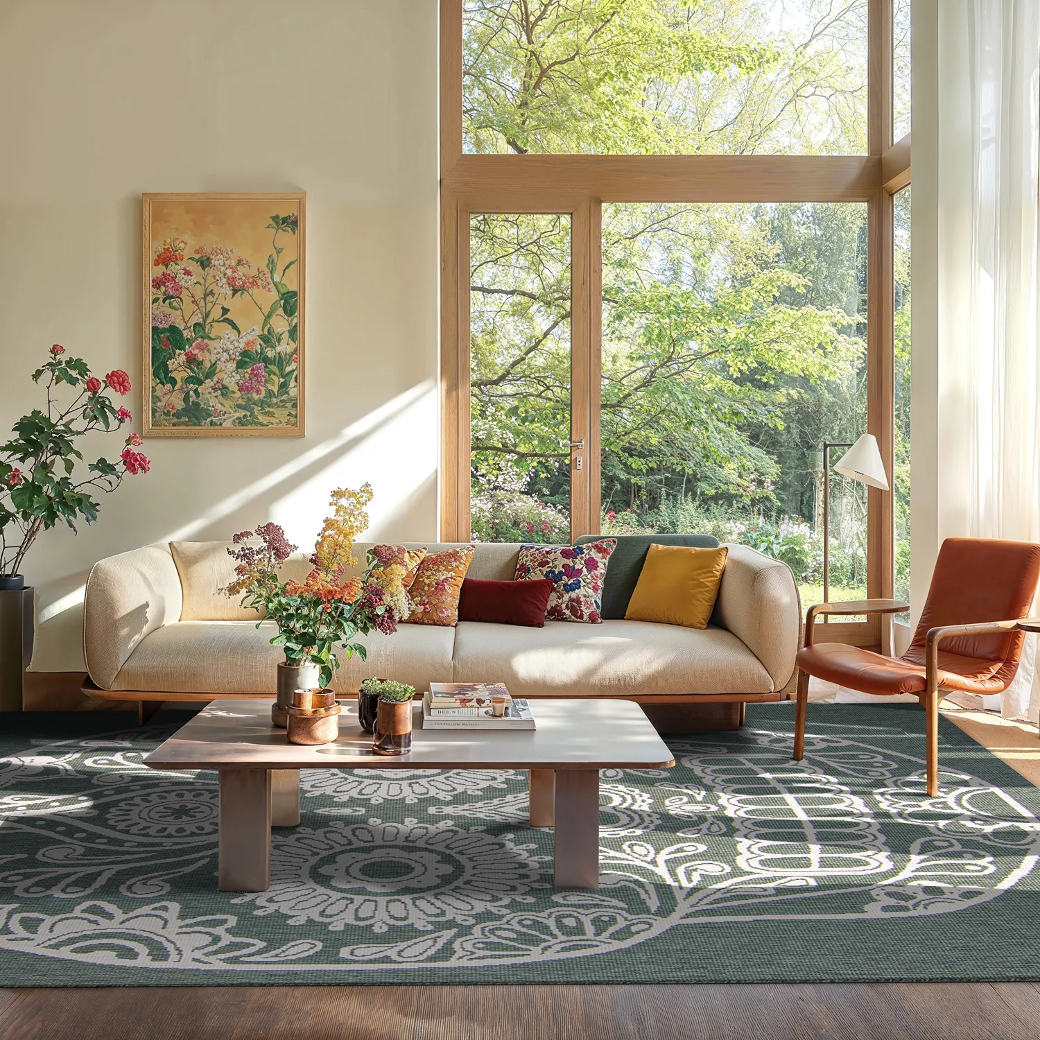 Indoor/Outdoor rug - Raylan (green)