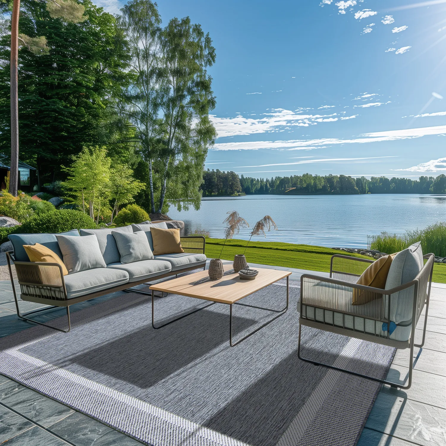 Indoor/Outdoor rug - Alta (grey)