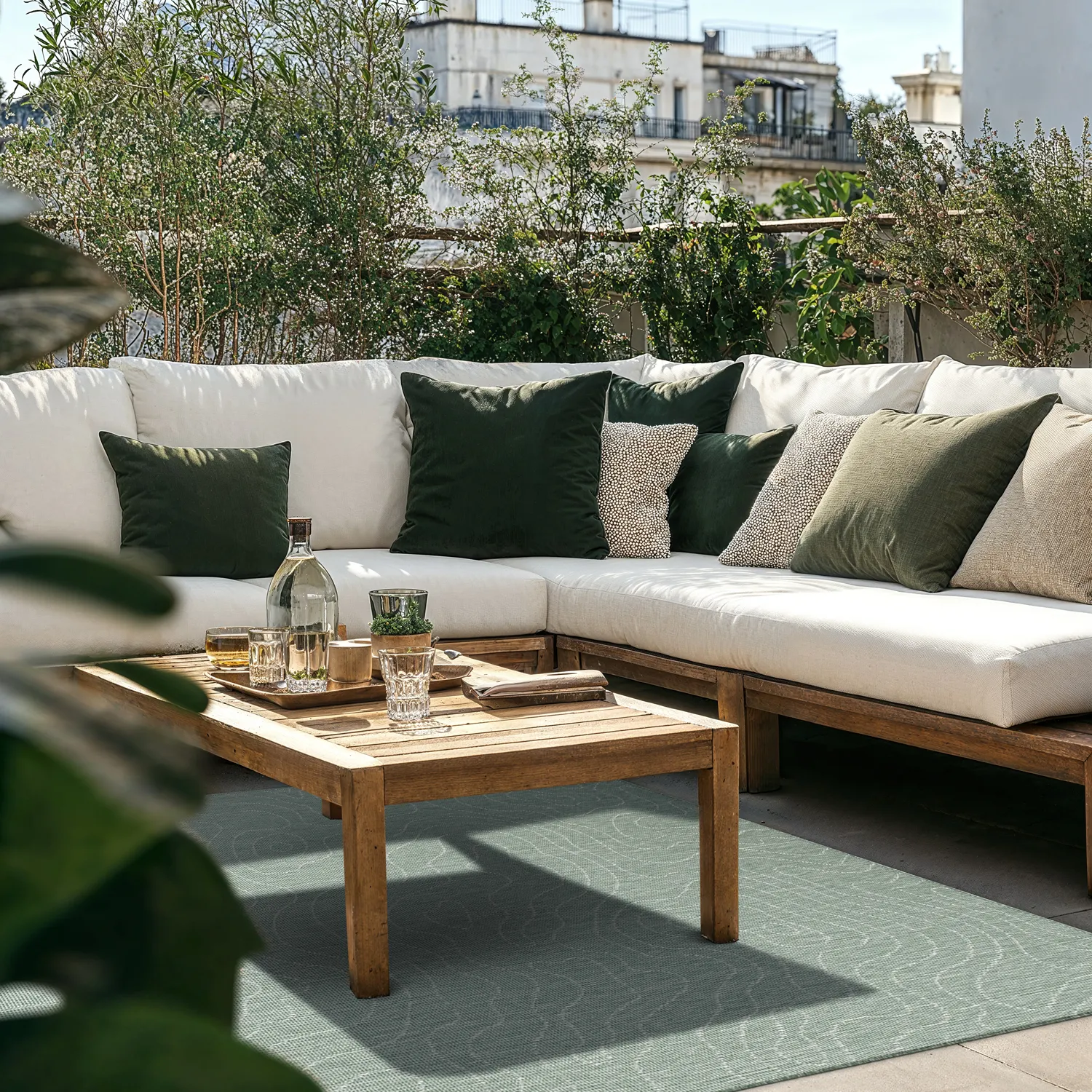 Indoor/Outdoor rug - Thurman (green)