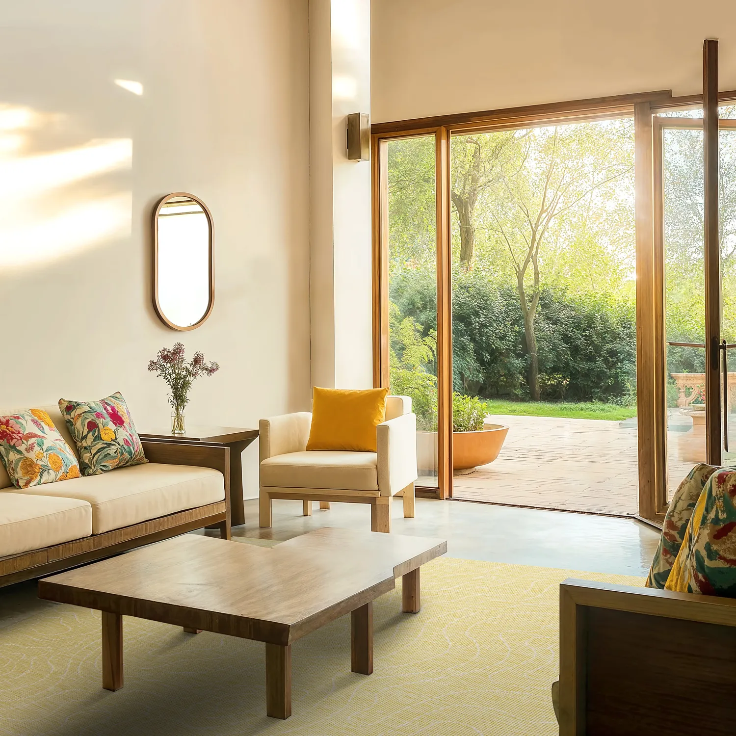 Indoor/Outdoor rug - Thurman (yellow)