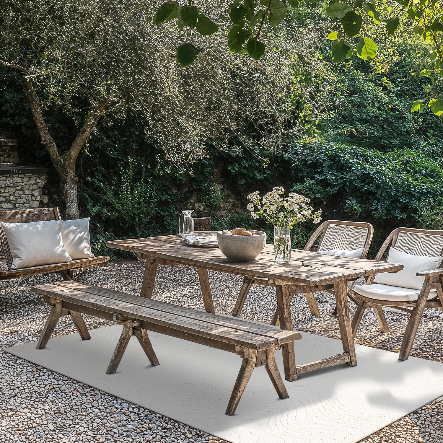 Indoor/Outdoor rug - Zelmare (off-white)