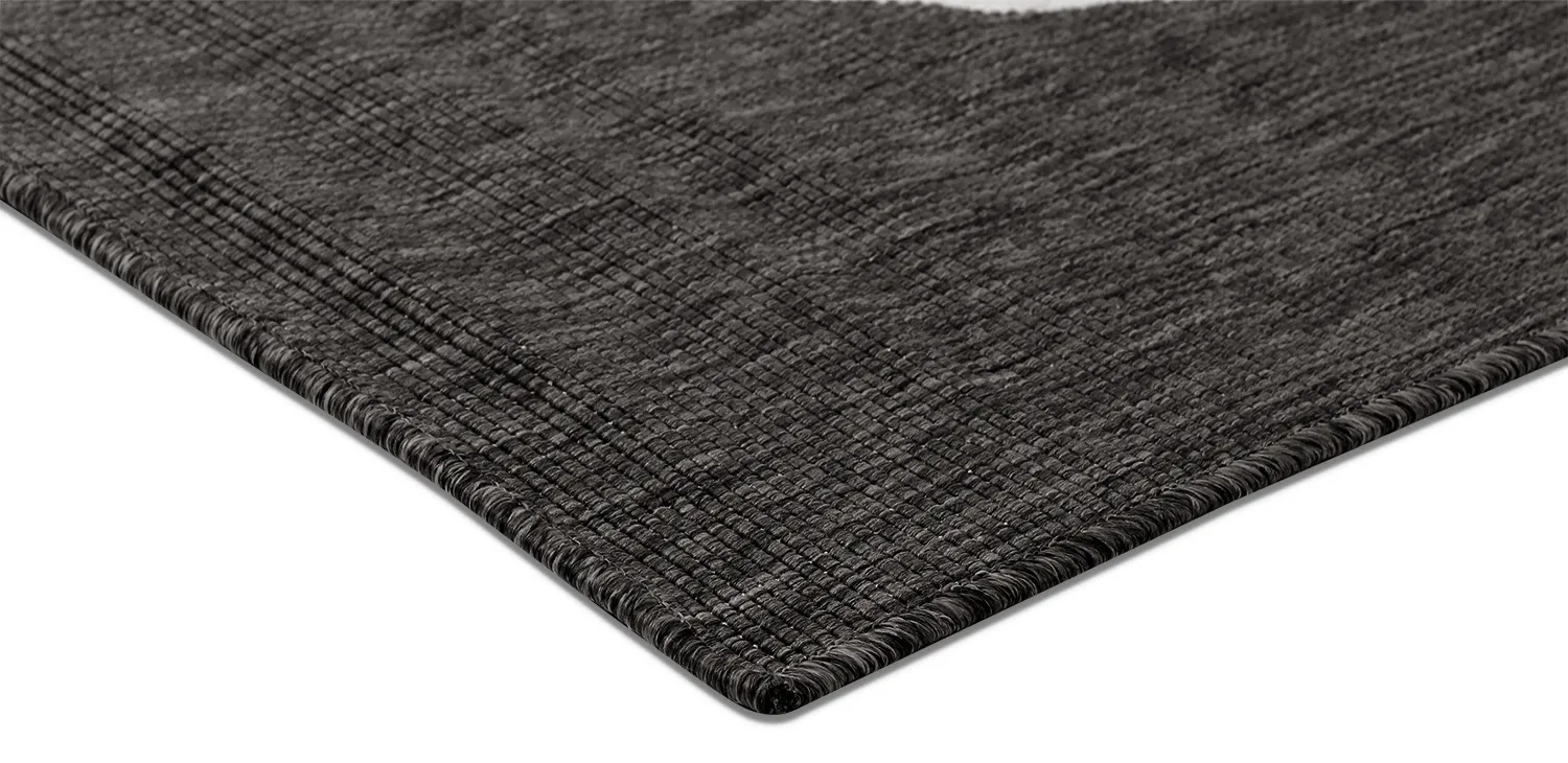 Indoor/Outdoor rug - Raylan (black)