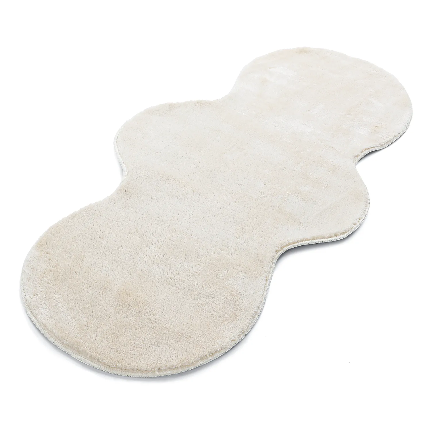 Wavy Runner Rug - Aranga Super Soft Fur (beige)
