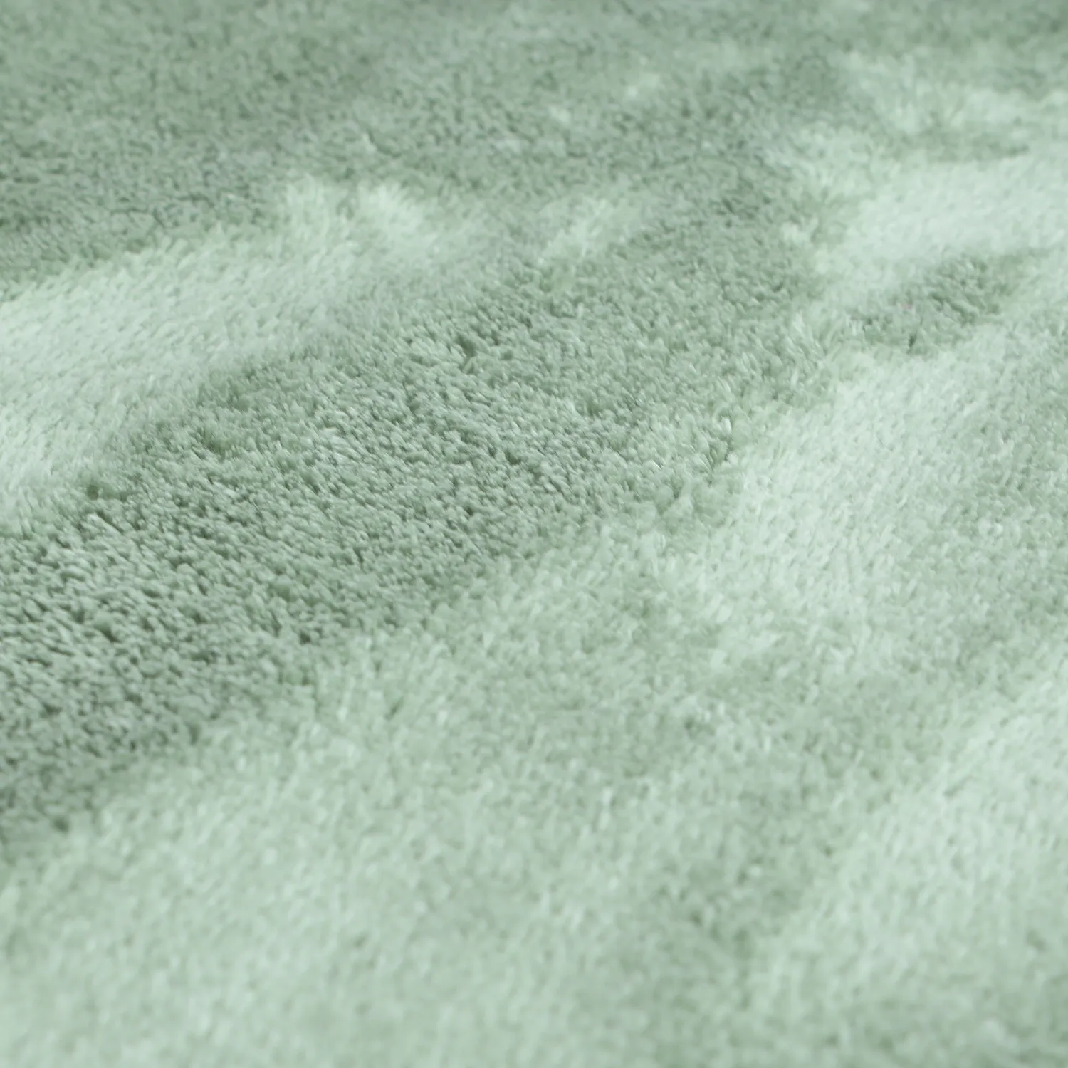 Wavy Runner Rug - Aranga Super Soft Fur (green)