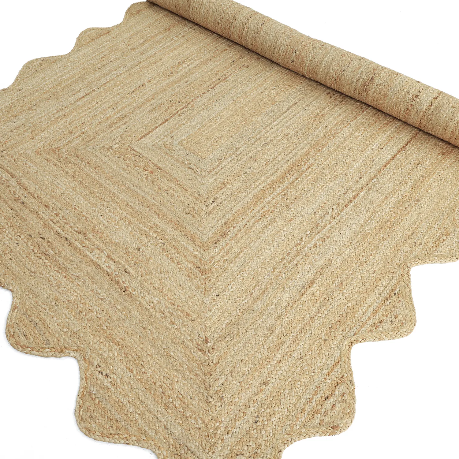 Wavy jute rug - San Francisco (jute)