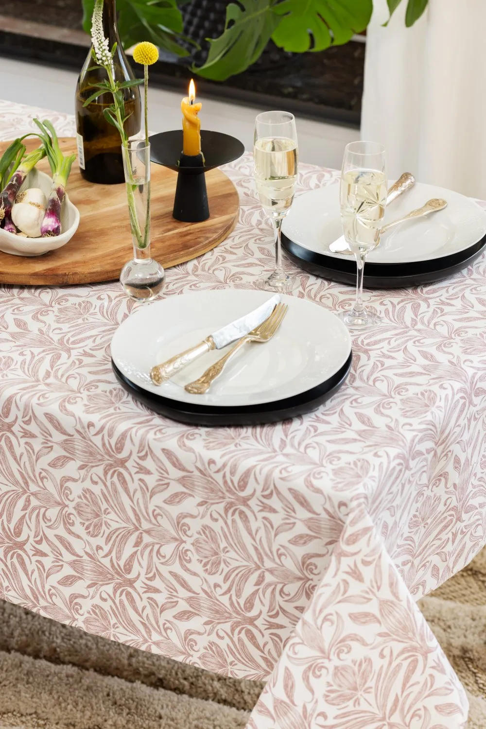 Cotton tablecloth Viola (purple)