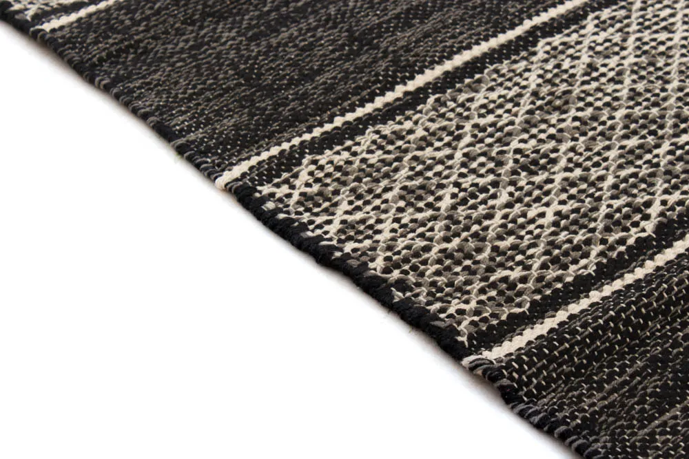 Rag rugs - Visby (black)