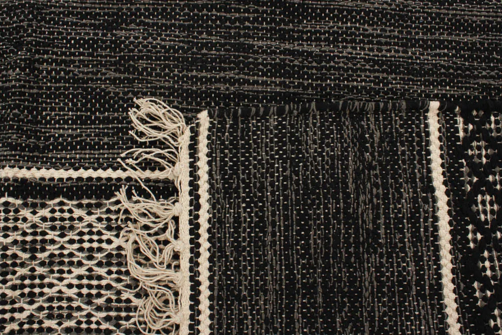 Rag rugs - Visby (black)