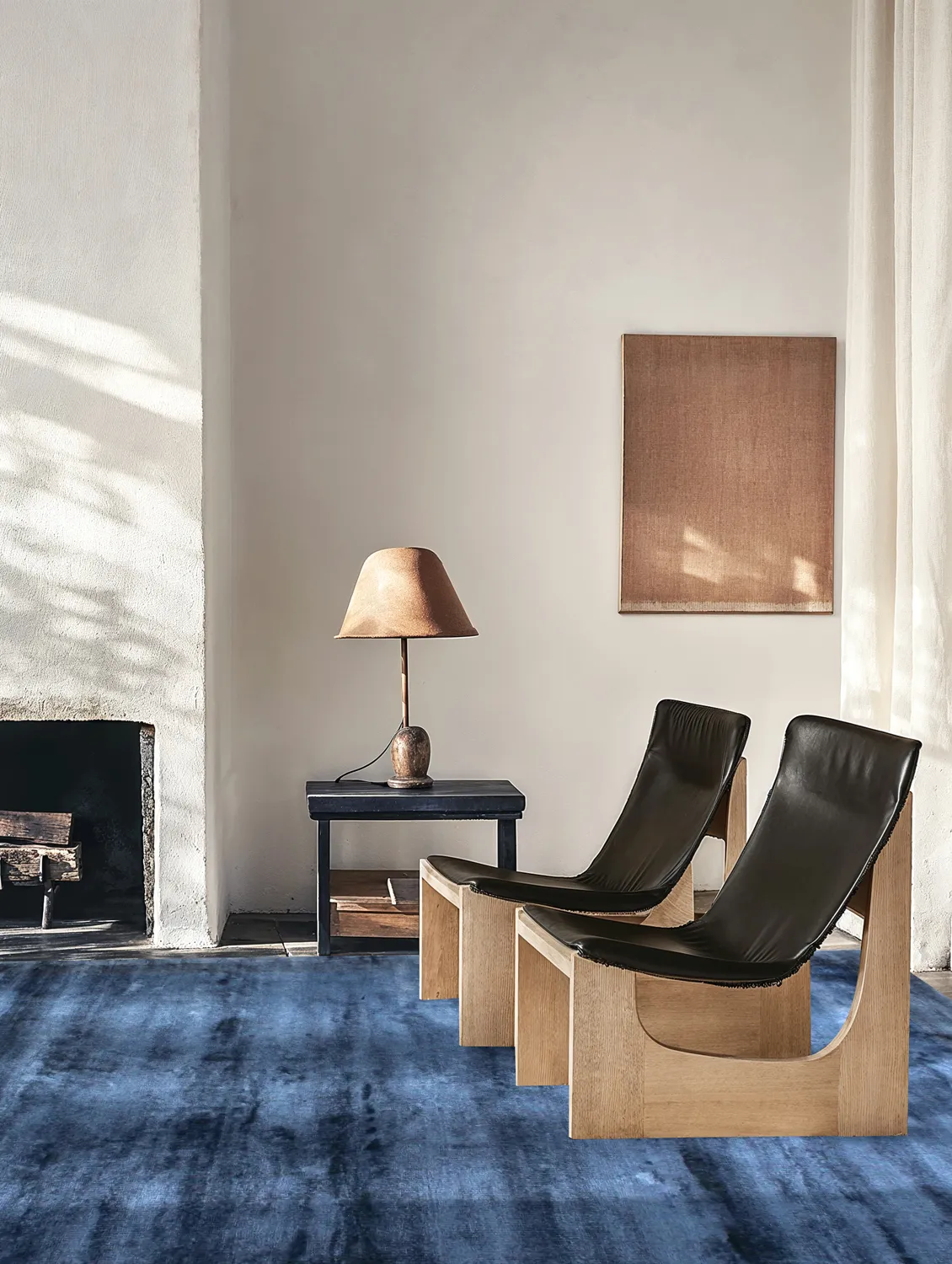 Viscose rug - Jodhpur Special Luxury Edition (blue)