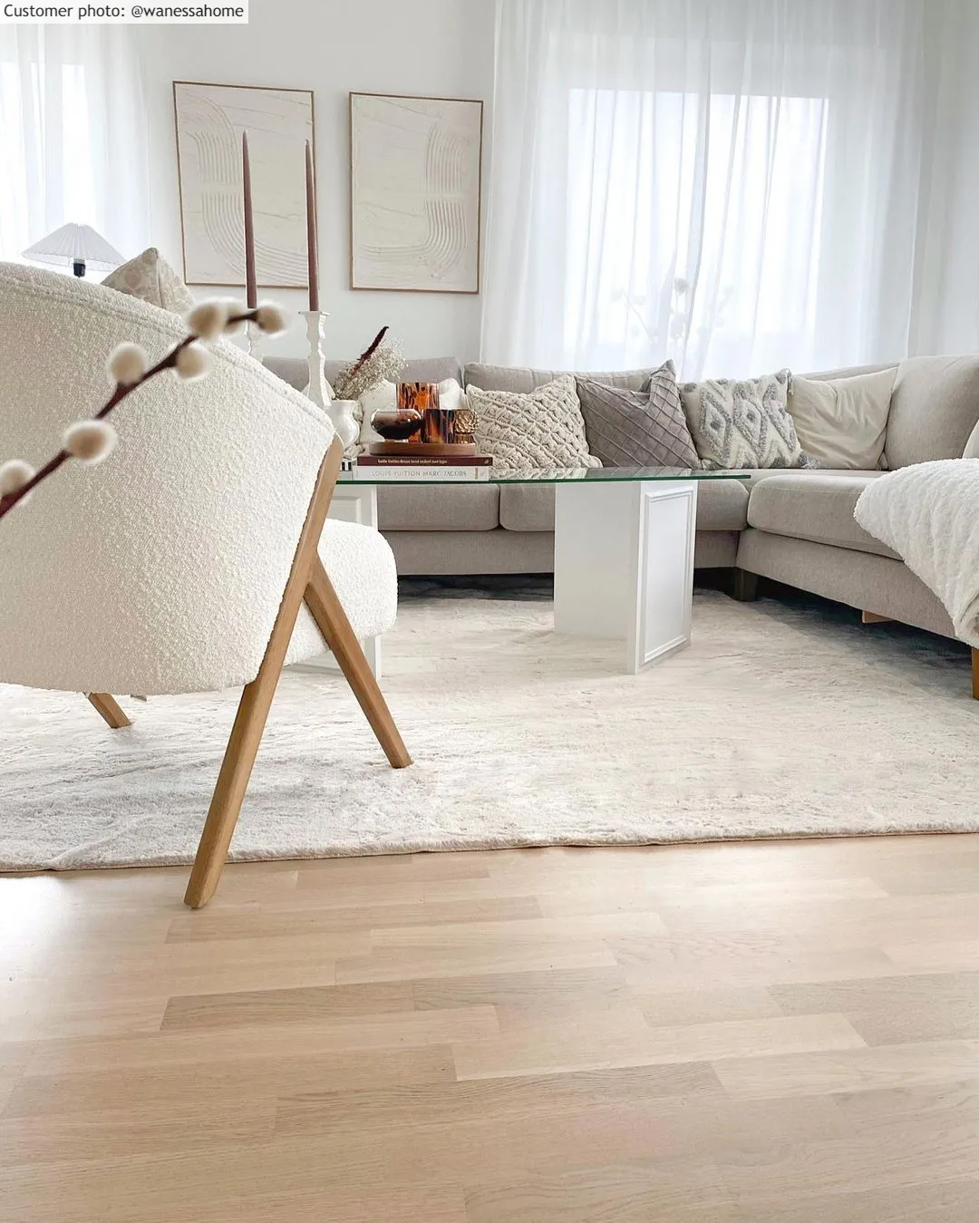 Shaggy rugs - Aranga Super Soft Fur (beige)