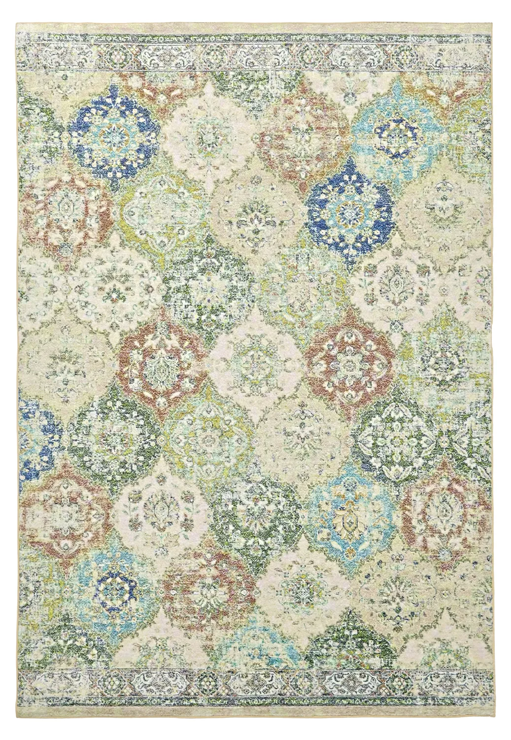 Wilton rug - Bohemia (green/multi)