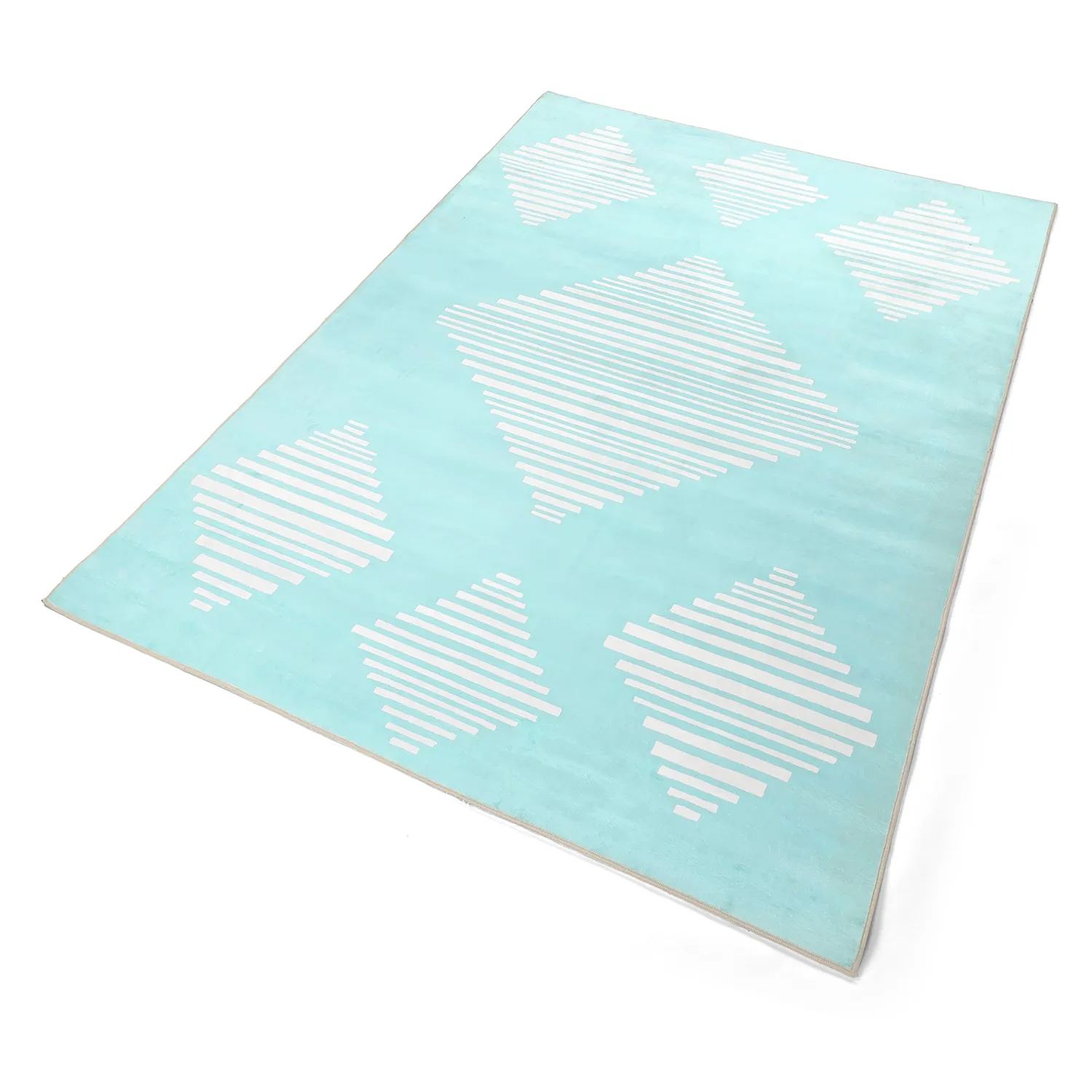 Wilton rug - Carmen (light blue/white)