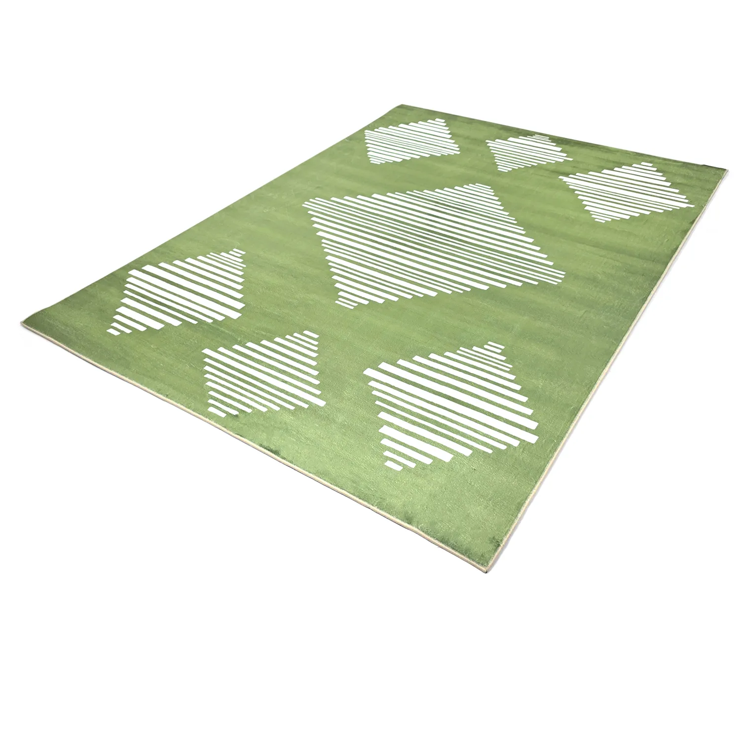 Wilton rug - Carmen (green/white)