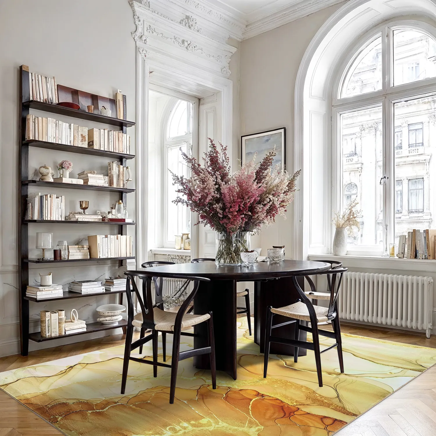 Wilton rug - Etienne (beige/gold)