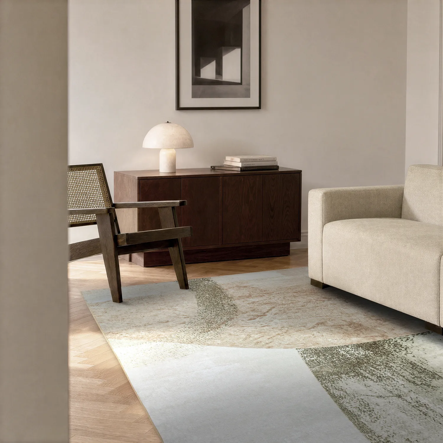 Wilton rug - Fia (pink/multi)