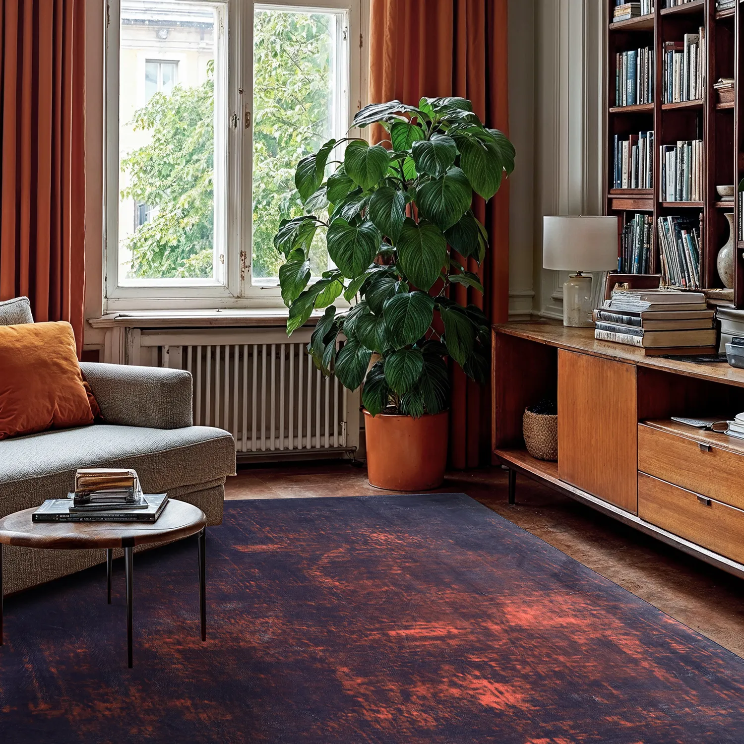 Wilton rug - Frome (red)