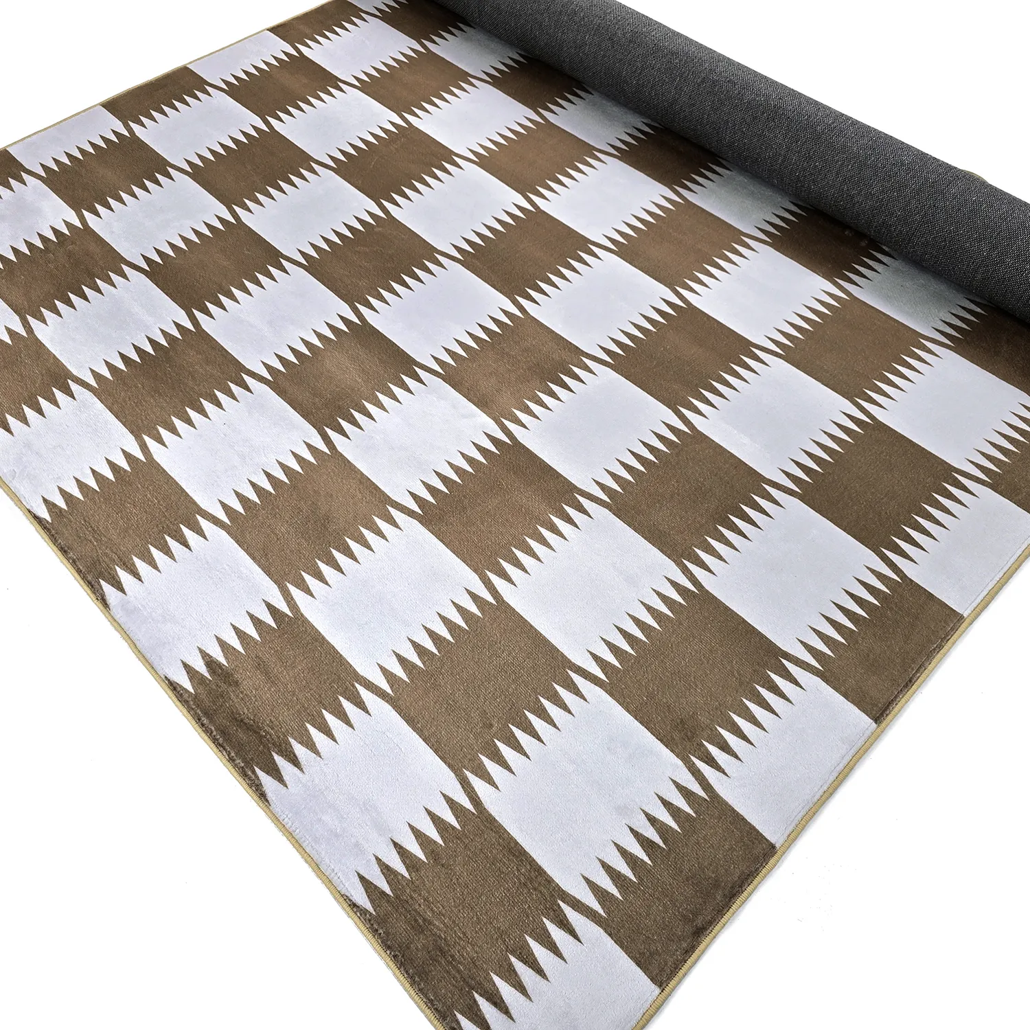 Wilton rug - Gobi (brown/white)