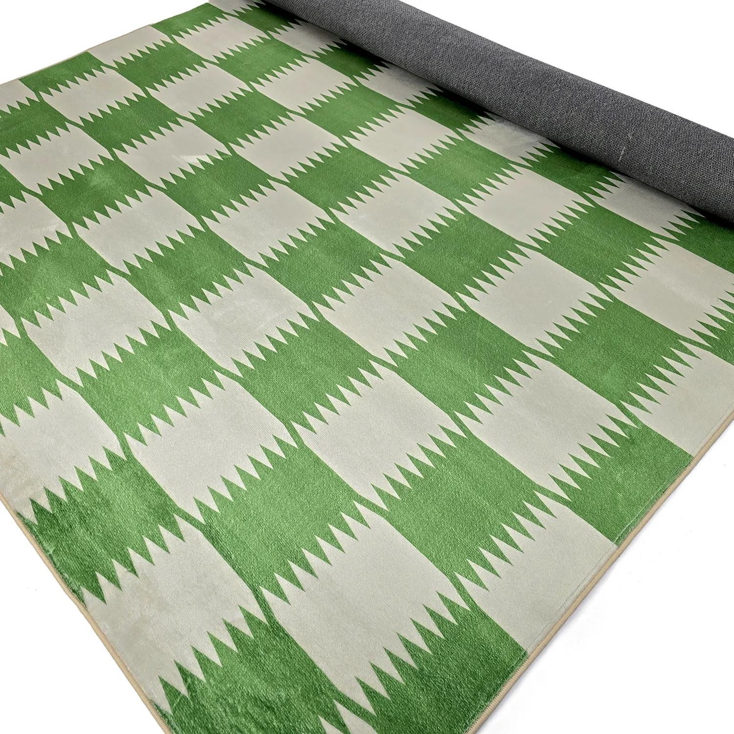 Wilton rug - Gobi (green/white)