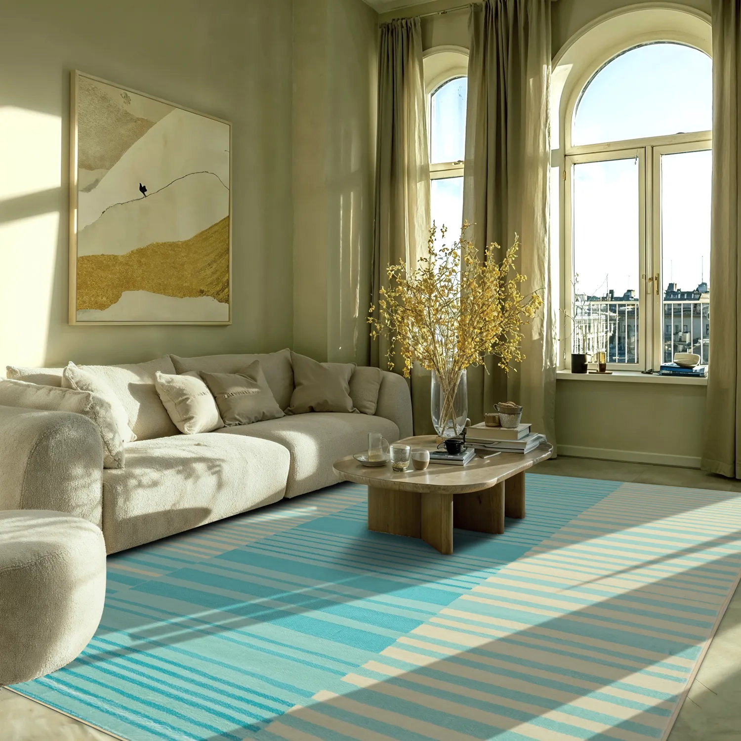 Wilton rug - Lorne (turquoise)