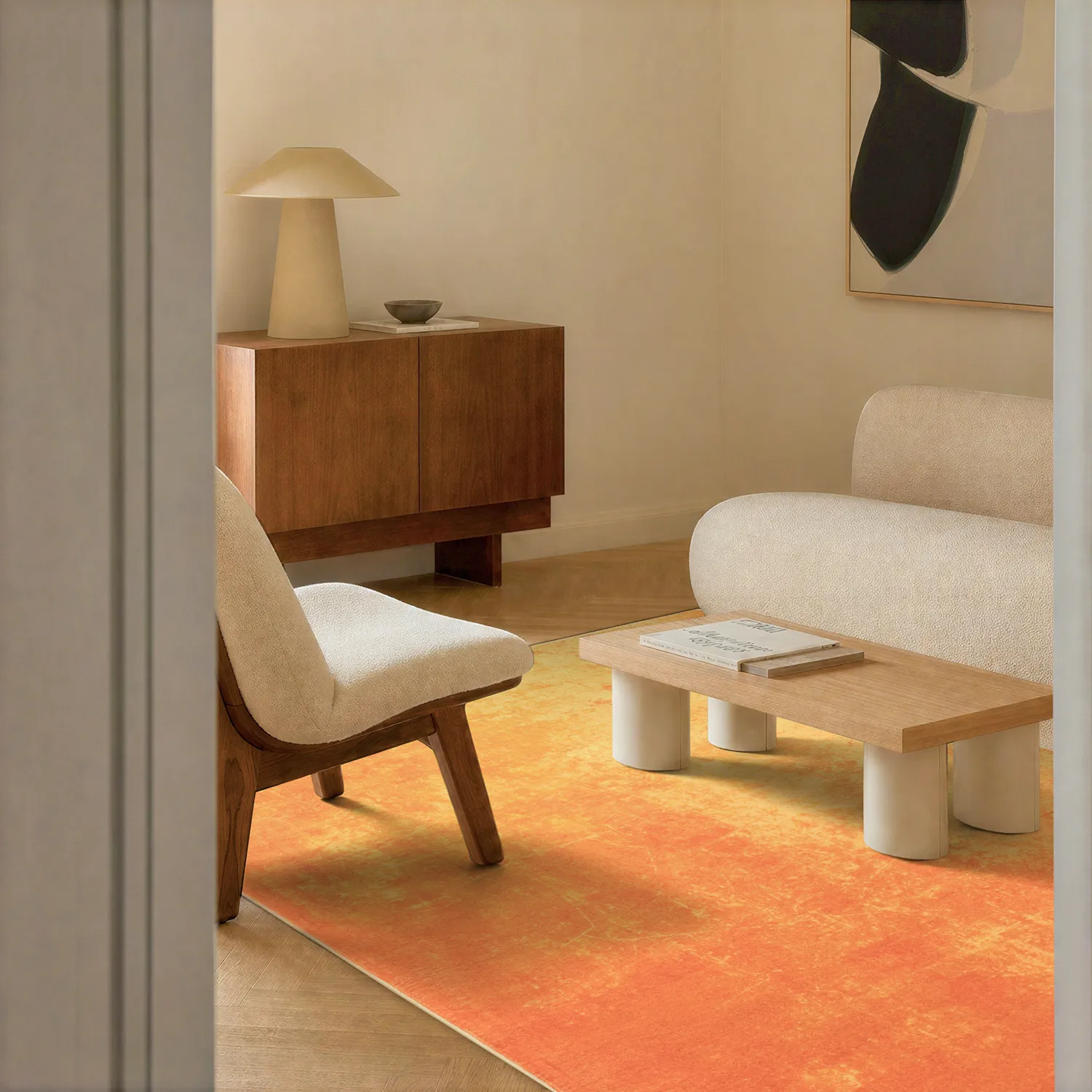 Wilton rug - Lynton (orange)