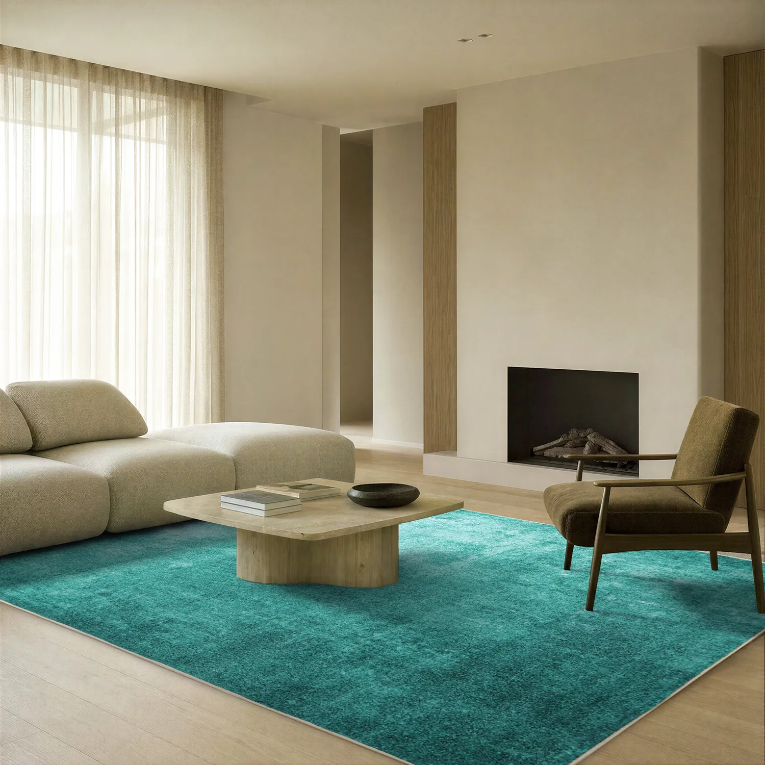 Wilton rug - Lynton (petrol)