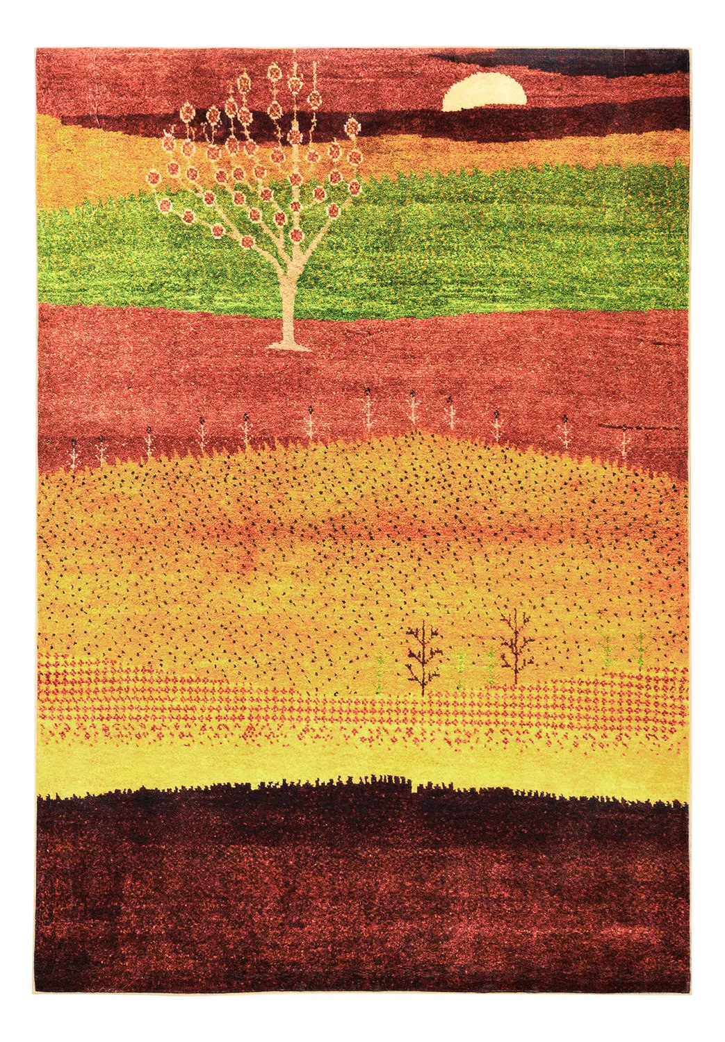 Wilton rug - Oia (red/multi)
