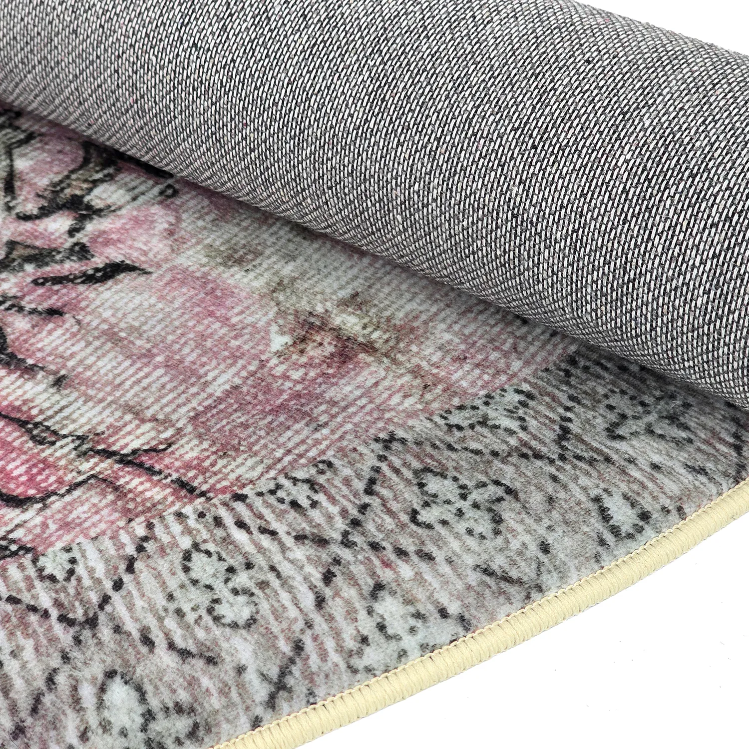 Round rug - Rosalie (pink)